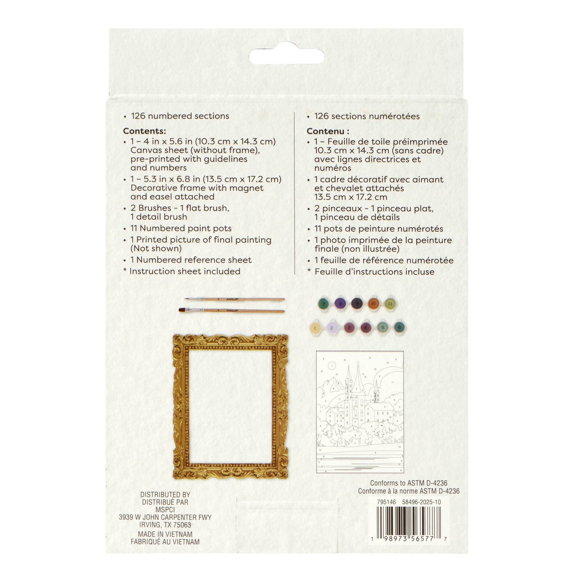 Castle Paint-by-Number Framed Mini Kit by Artist's Loft®